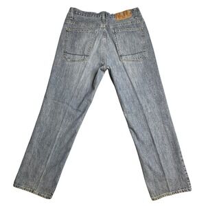 VTG Nautica Co Straight Jeans Mens 32x30 Light Wash Blue Denim Classic Fit Y2K